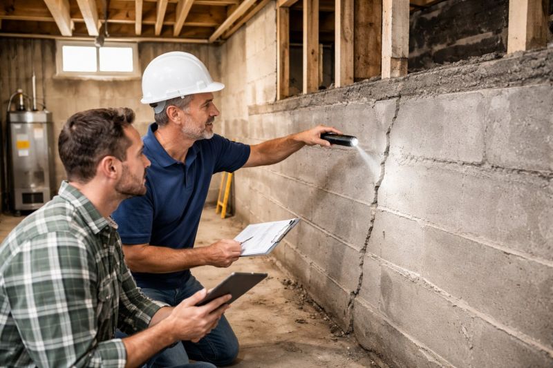 Basement Crack Repair in Black Mountain, NC