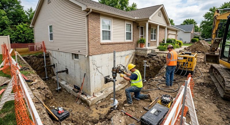 Building Foundation Repair in Buncombe County, NC