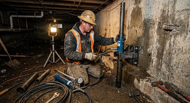Concrete Foundation Leveling in Saluda, NC