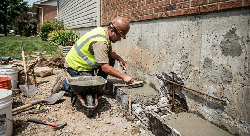 Concrete Foundation Repair in Burnsville, NC