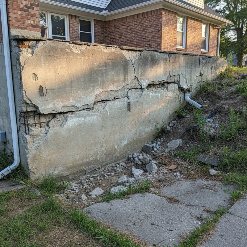 Cracked Foundation Repair in Flat Rock, NC