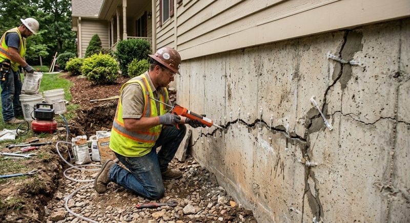 Cracked Foundation Repair in Old Fort, NC