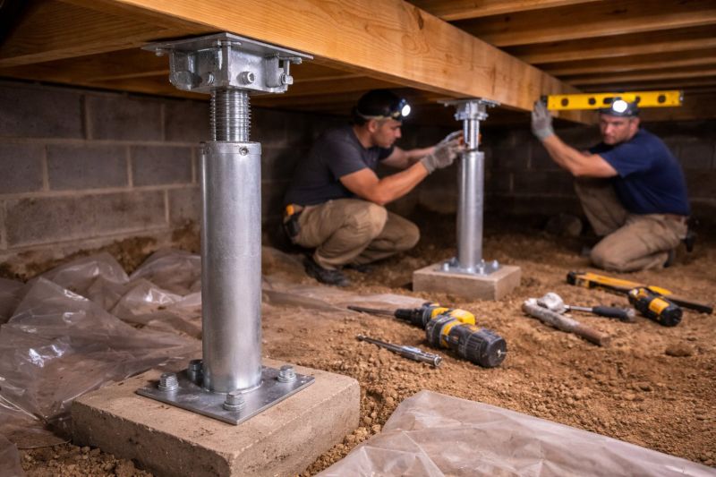 Crawlspace Structural Repair in Black Mountain, NC