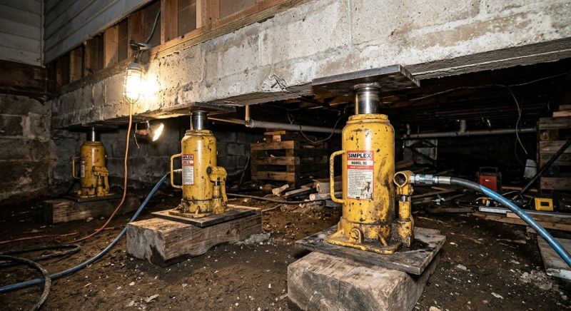 Foundation Jacking in Fletcher, NC