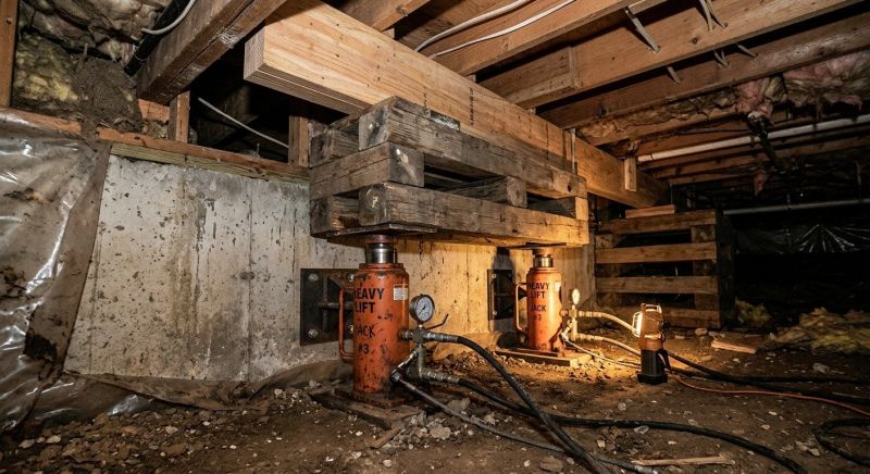 Foundation Jacking in Mars Hill, NC