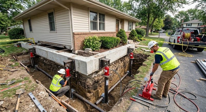 Foundation Jacking in Mill Spring, NC