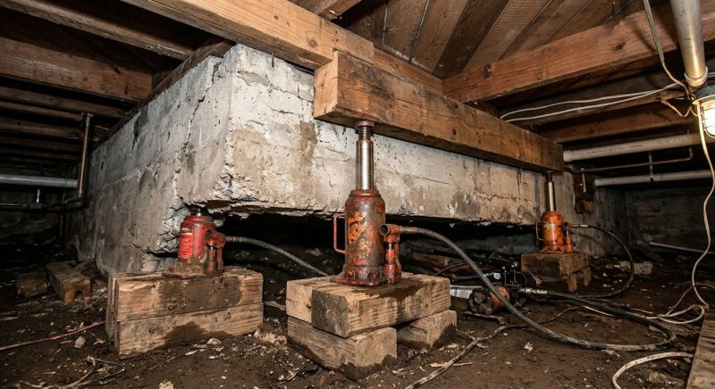 Foundation Jacking in Mill Spring, NC