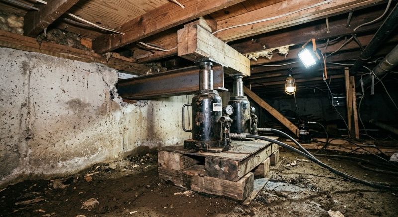 Foundation Jacking in Saluda, NC