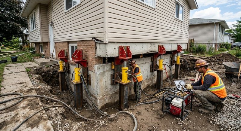Foundation Lifting in Lake Lure, NC