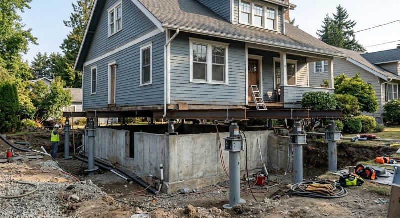 Foundation Raising in Mill Spring, NC