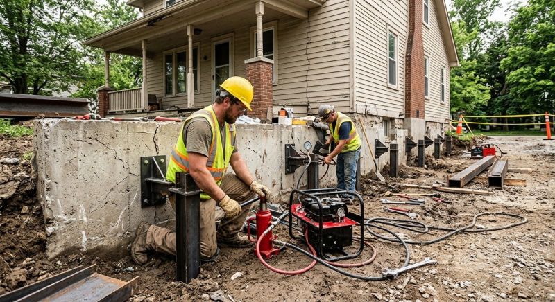 Foundation Stabilizing in Henderson County, NC