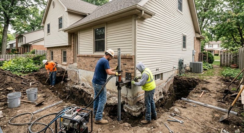 House Foundation Repair in Burnsville, NC