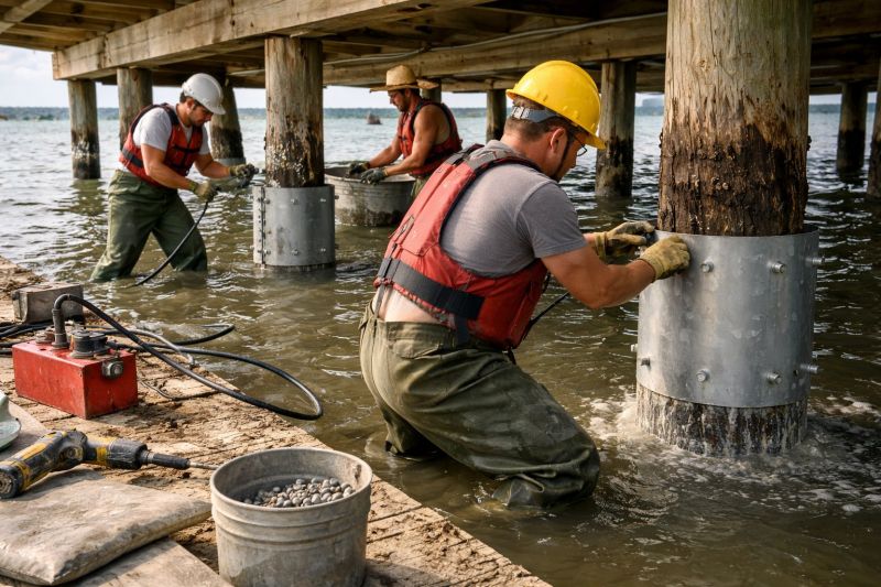 Piling Repair in Black Mountain, NC