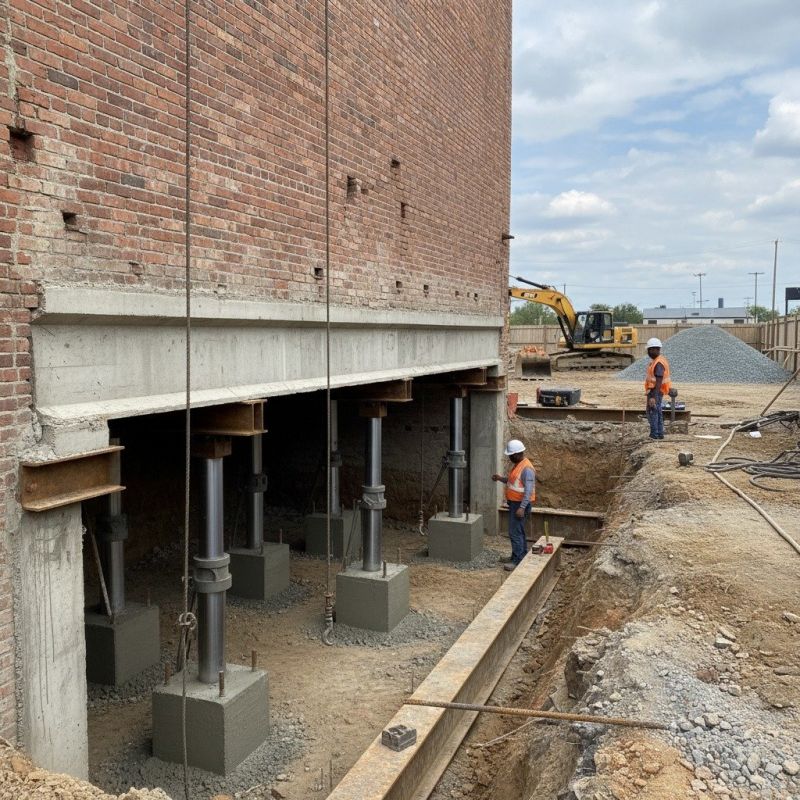 Structural Underpinning in Black Mountain, NC